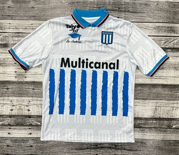 Producto - Camiseta Racing Retro Multicanal Blanca
