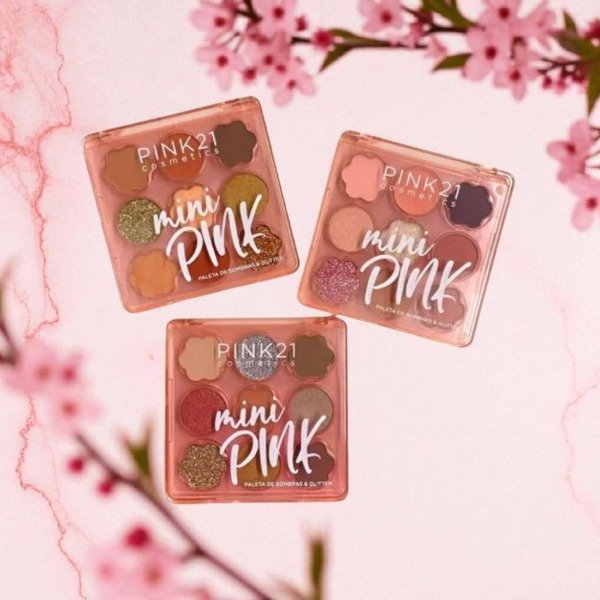 Producto - PALETA DE SOMBRA X9 TONOS MINI - PINK 21