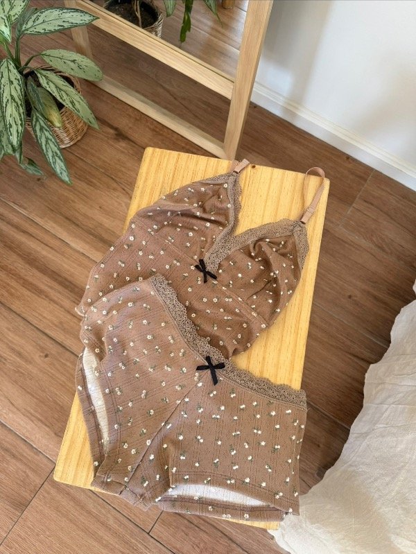 Producto - Pijama ALICE (camel) - 1