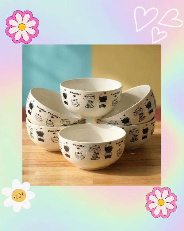 Producto - Bowl Cerámica Gatitos 540ml - 0
