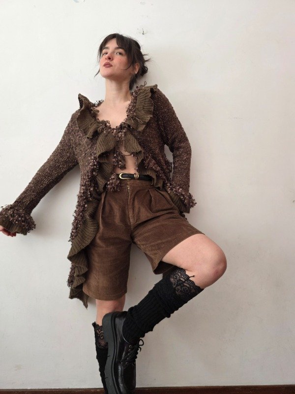 Producto - Saco Marron Vuelos - 13