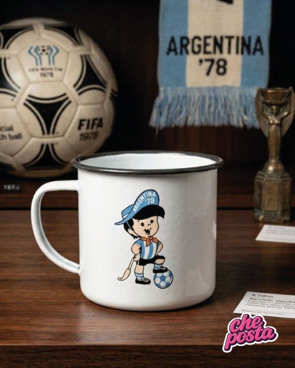 Producto - Jarro enlozado 350 ml - Gaucho Mundial