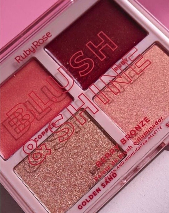 Producto - Paleta blush and shine Ruby Rose