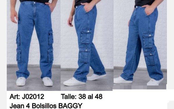 Producto - LINEA UOMO Jeans 4 bolsillos Baggy