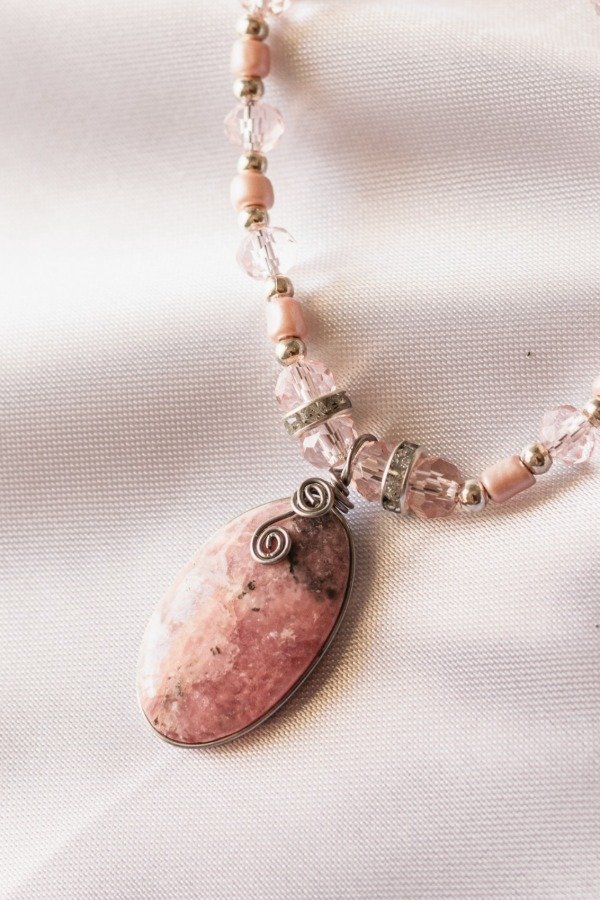 Producto - Collar Rodocrocitas cristal - 2