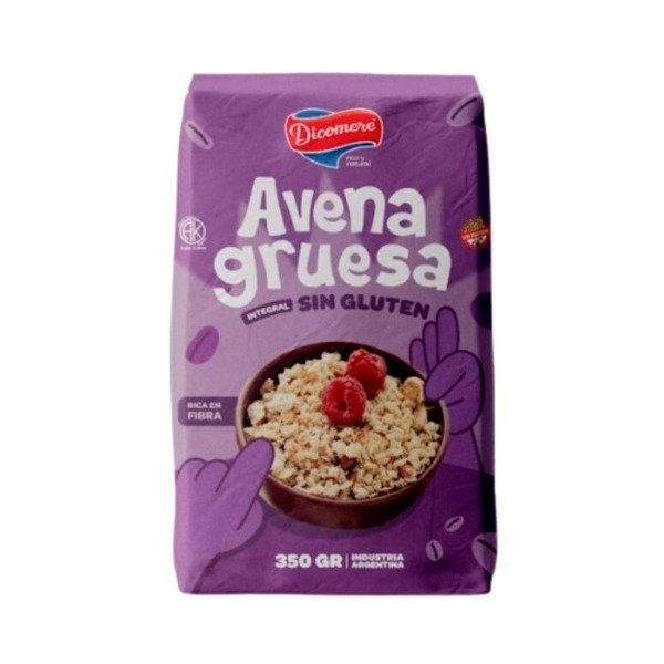 Producto - Avena Gruesa Integral sin Gluten x 350g DICOMERE