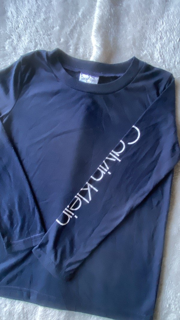 Producto - Remera Azul Calvin Klein/7-8 años/