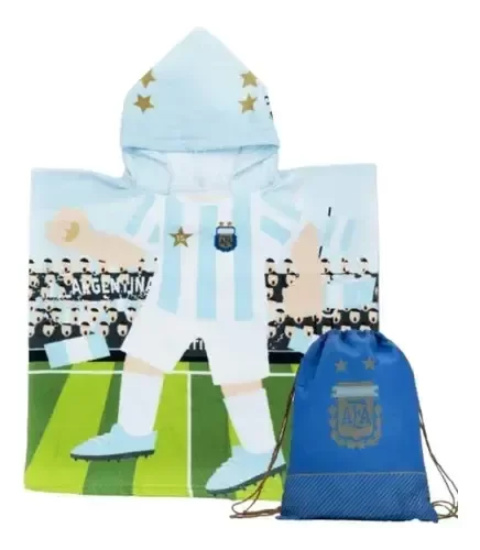 Producto - Seleccion Argentina Poncho Infantil 2