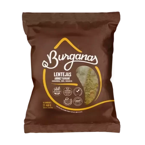 Producto - Hamburguesas de Lenteja y Yamaní Burganas (4 unidades)