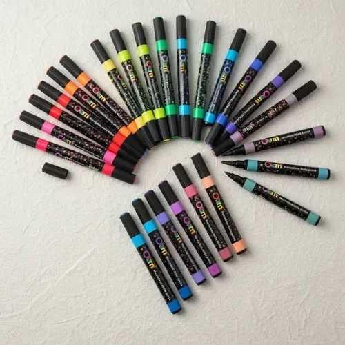 Producto - Marcadores Doble Punta Glitter Olami x48/96 (2 colores x marcador) - 1