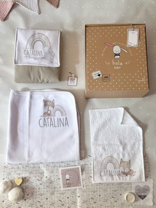 Producto - Cajita "A pasear" - Arcoiris