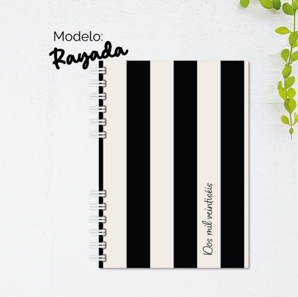 Producto - Agenda Rayada 2026