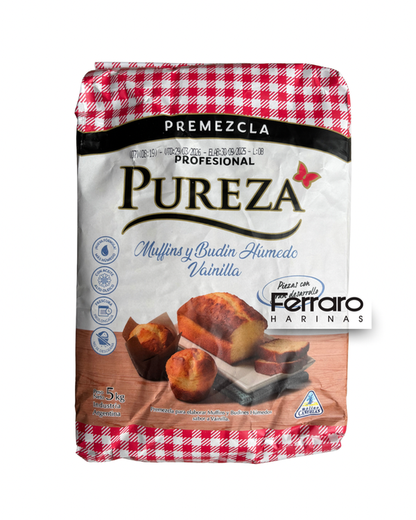 Producto - Premezcla muffin vainilla 5kg Pureza