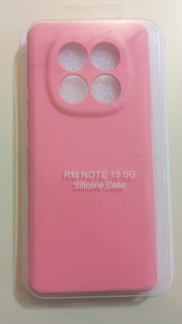 Producto - Funda Silicone Case Rosa para Xiaomi Redmi Note 15 5G
