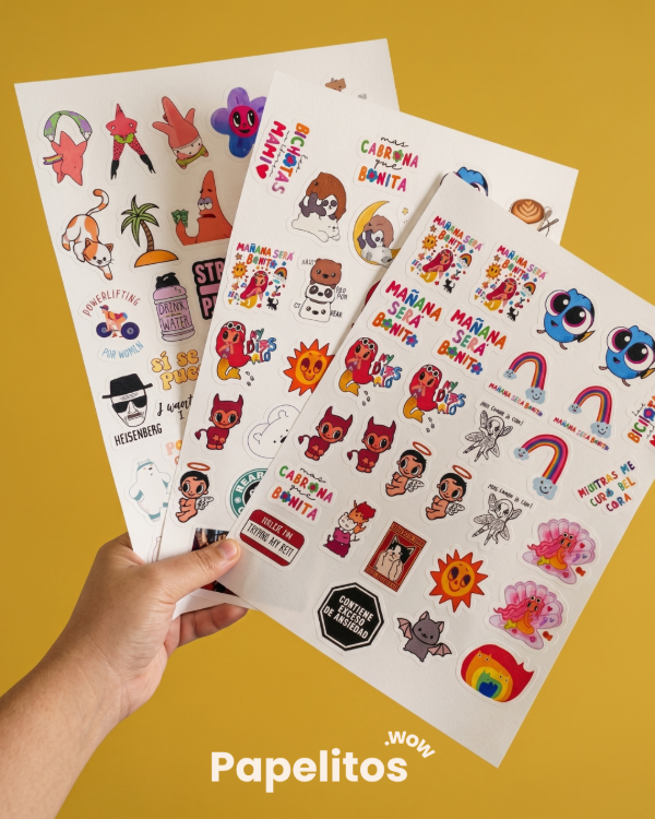 Producto - Plancha de stickers