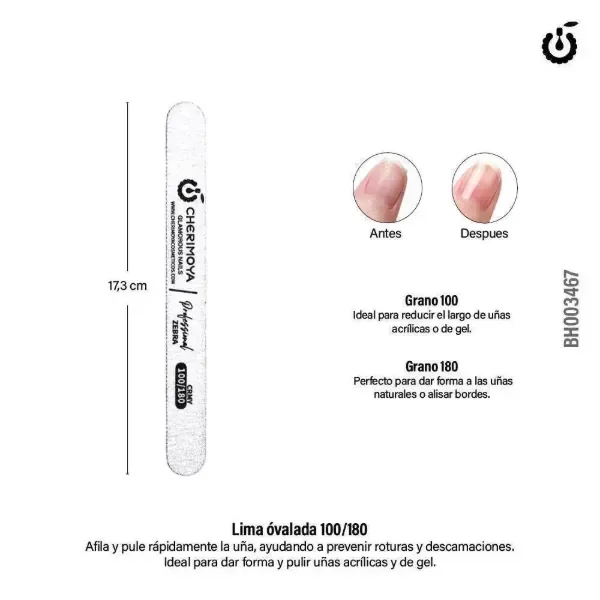 Producto - CHERIMOYA LIMA ZEBRA 100/180 BANANA/RECTA - 2