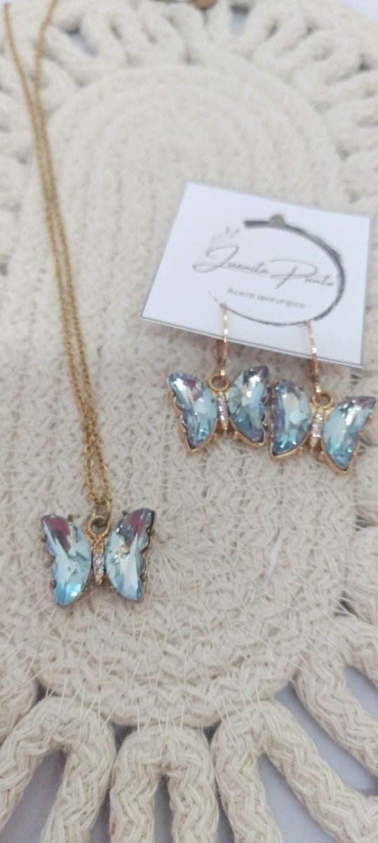 Producto - Conjunto de mariposa cristal