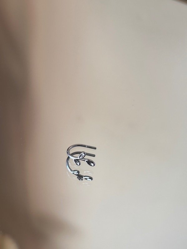 Producto - Cuff hoja silver