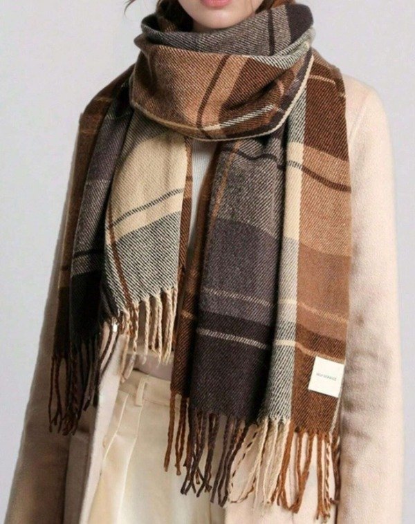 Producto - bufanda marron café - 0