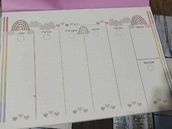 Producto - Planner semanal perpetuo