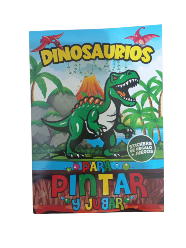 Producto - Libro Pintar DINOSAURIOS