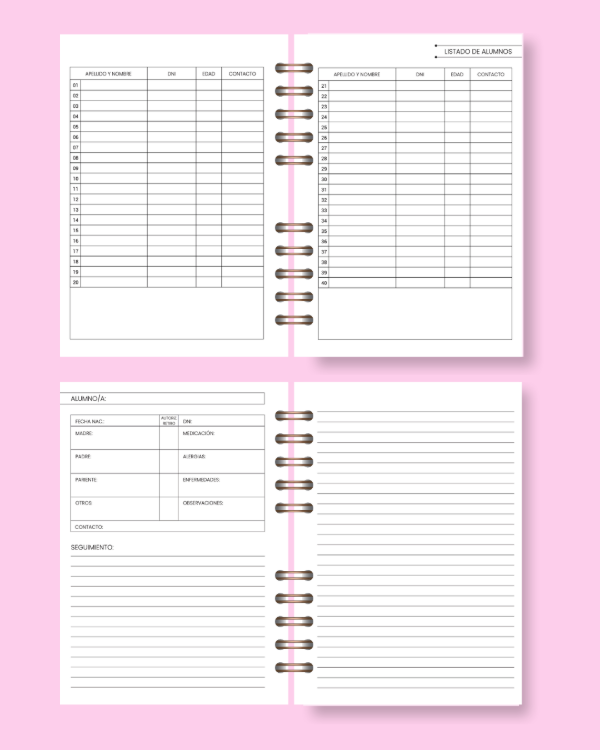 Producto - AGENDA DOCENTE NIVEL INICIAL PERPETUA - 4