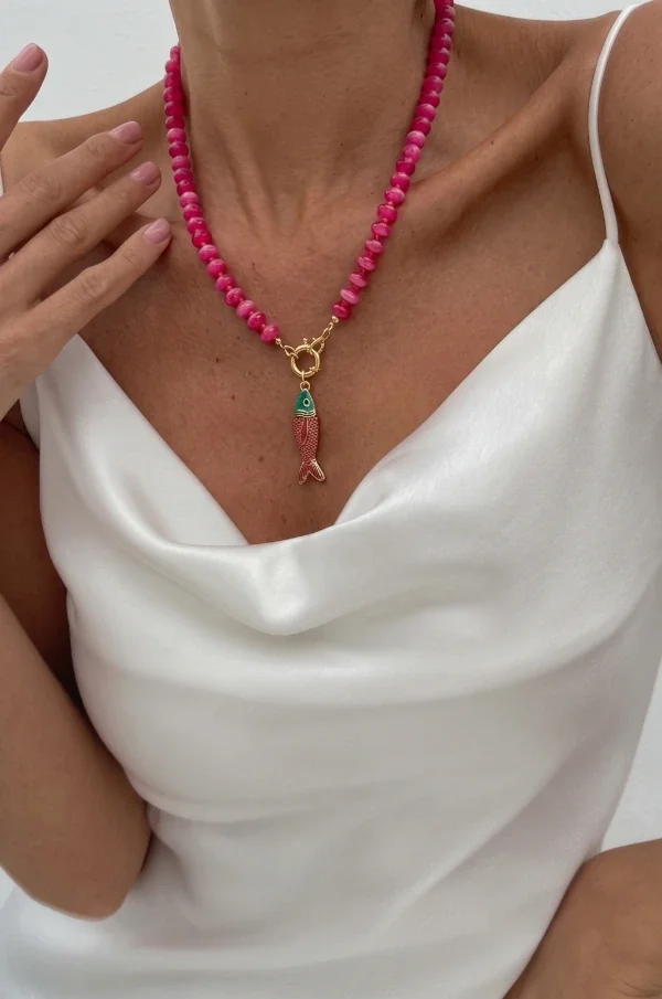 Producto - Collar Pez Fucsia