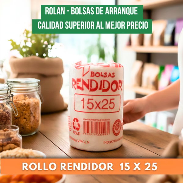 Producto - Rollo de Arranque RENDIDOR 15 x 25 cm