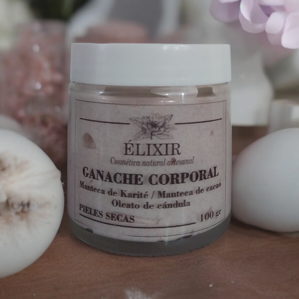 Producto - Ganache Corporal de caléndula/ pieles EXTRA - SECAS / COCO