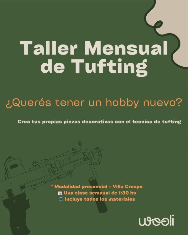 Producto - Taller de Tufting Mensual
