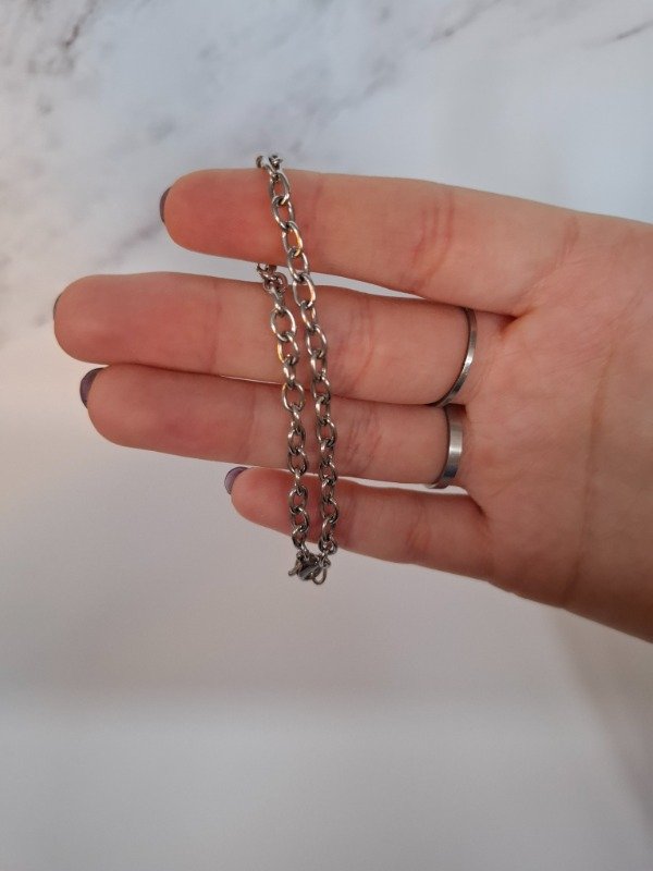 Producto - Pulsera Grumet fina. 18cm