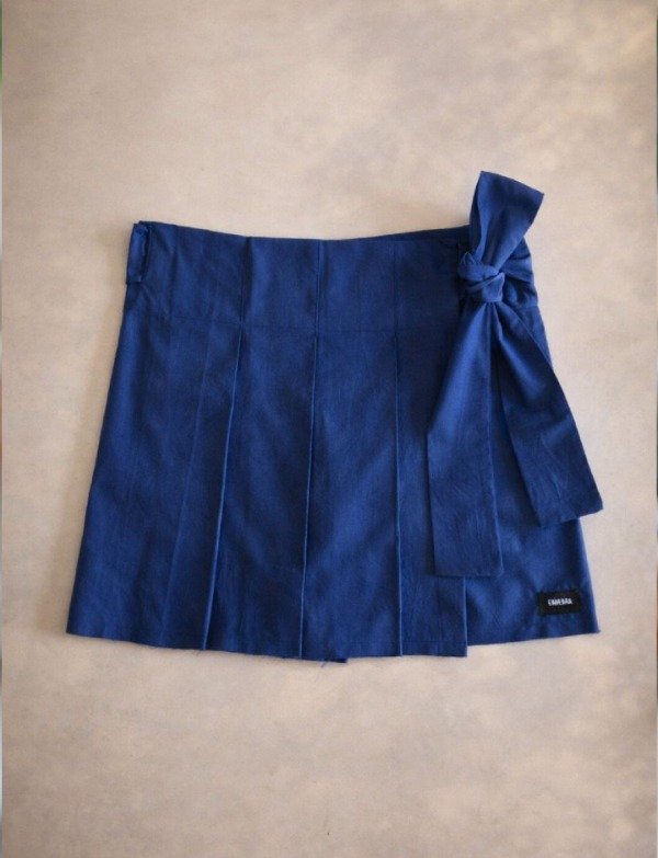 Producto - falda short DEJAVU AZUL