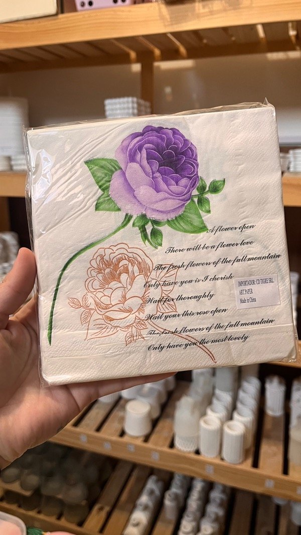 Producto - Servilletas decoupage - peonia