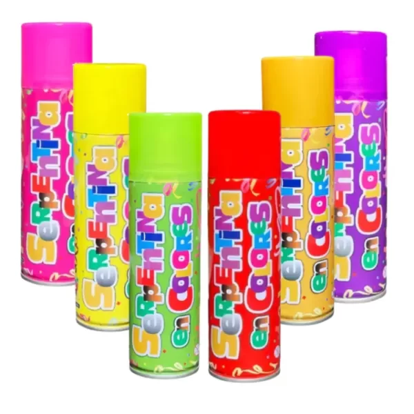 Producto - SERPENTINA EN AEROSOL X COLOR (ELEGIR PRODUCTO)