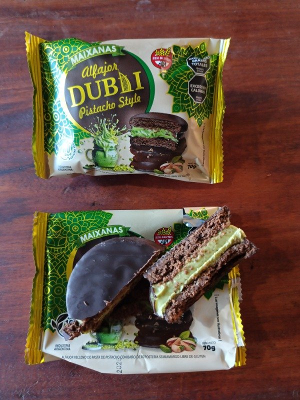 Producto - Alfajor Dubai pistacho negro (sin TACC)