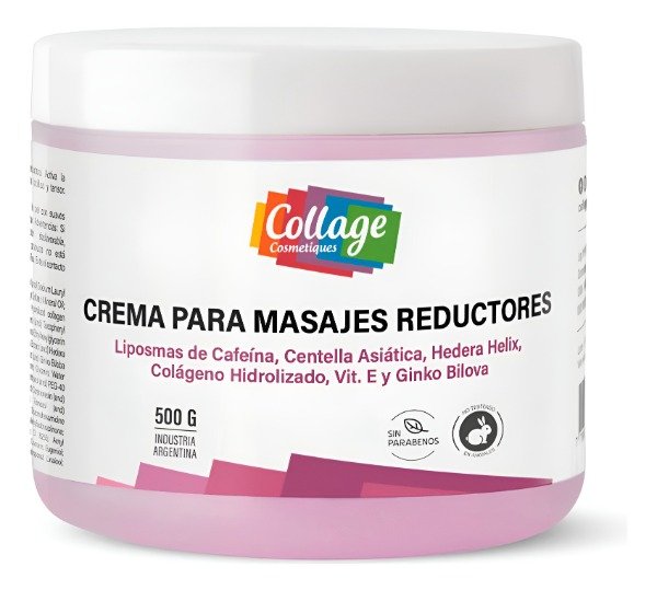 Producto - Crema para masajes reductores x 500 g Collage 12/25