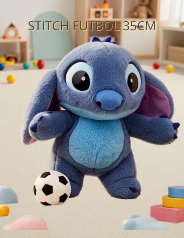 Producto - Peluche Stitch Futbol 35 cm - 0