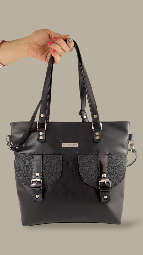 Producto - TOTE BAG - CARTERA BECCA TOTAL BLACK