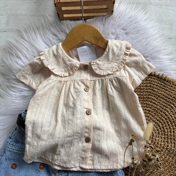 Producto - Blusa Melissa en color MANTECA talles hasta 4 años - 0
