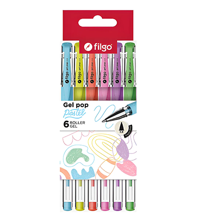 Producto - Roller FILGO gel pop  PASTEL x 6 - 0