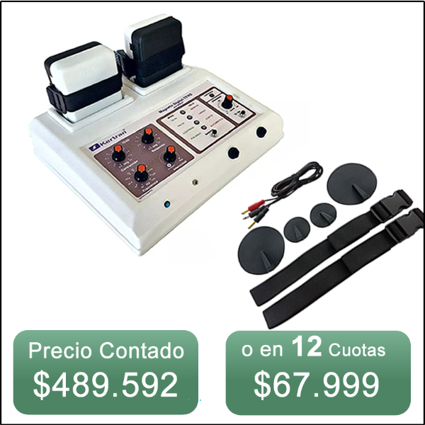 Producto - Electroestimulador TENS dual con Magnetoterapia 200 Gauss KERTRAN