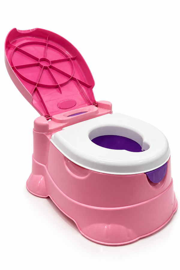 Producto - Pelela infantil rosa con asiento reductor - 1