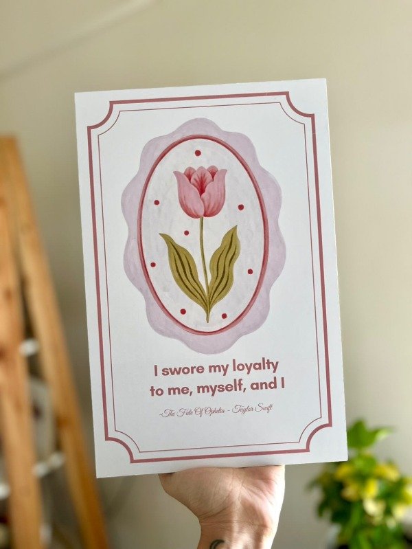 Producto - Taylor Swift I Swore The Fate Of Ophelia Cuadro Deco 20x30