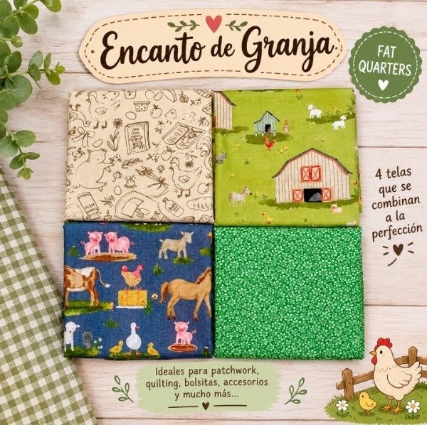 Producto - FAT QUARTER GRANJA - 1