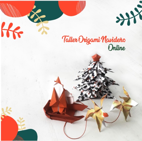 Taller online Origami Navideño - malula