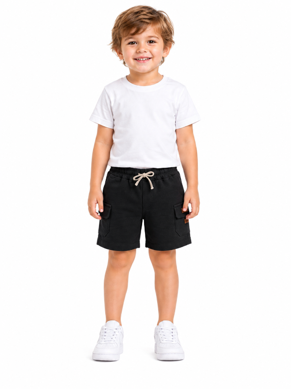 Producto - SHORT ALGODÓN RÚSTICO CARGO BEBÉ - 3