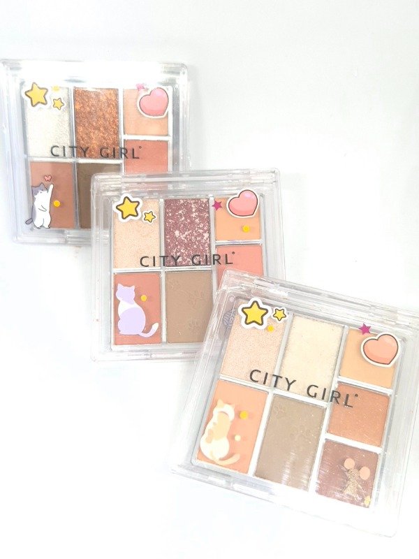 Producto - Paleta de sombras City Girl x 7 colores