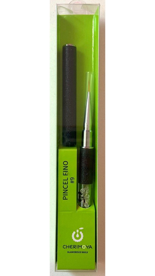 Producto - Pincel Liner Cherimoya Pelo Natural color negro con piedras