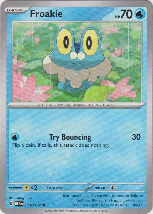 Producto - Froakie - 056/197 - Obsidian Flames