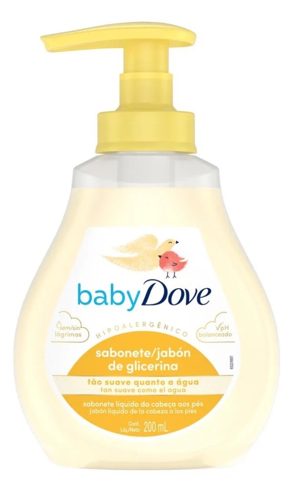 Producto - Jabón Líquido Baby Dove Sabonete Glicerina Higienico 200 ml